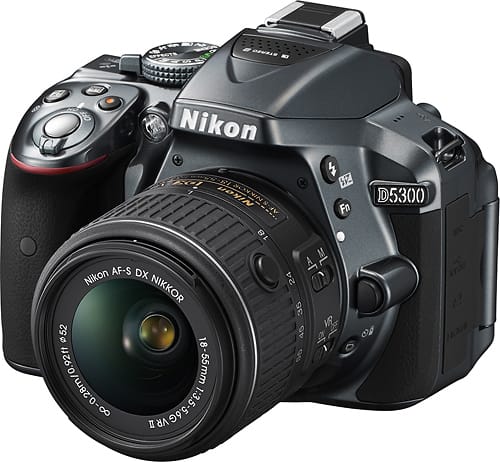 Customer Reviews: Nikon D5300 DSLR Camera with 18-55mm VR Lens Gray ...