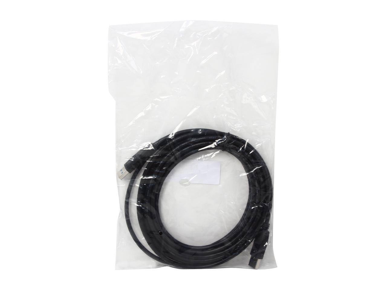Alt View 2. Nippon Labs - Nippon Labs 15 ft USB3-15MM-BK 15ft Black Cable 15 feet.