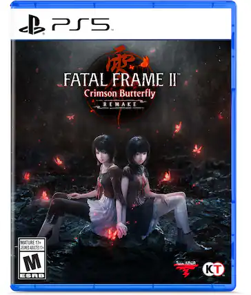 PS5 M TM FATAL FRAME II Crimson Butterfly REMAKE MATURE 17+ JEUNES ADULTES 17+ M ESRB Team NINJA KT - M (Mature 17+)