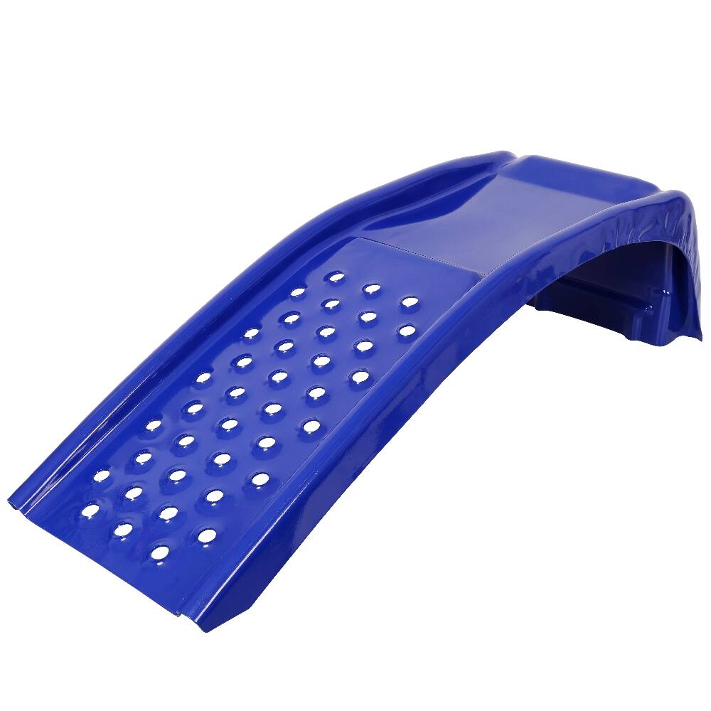 Alt View 1. Ropilly - Ropilly Heavy Duty Solid Steel Car Ramps 8000 LBS Auto Service Ramps 2 Pack for Truck SUV Oil Change Maintenance Blue.