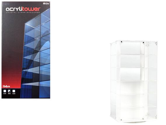 1:64 MiJo acrylitower CRYSTAL CLEAR SHOWCASE
ADE 14+
CLEAR
WHITE
BLACK