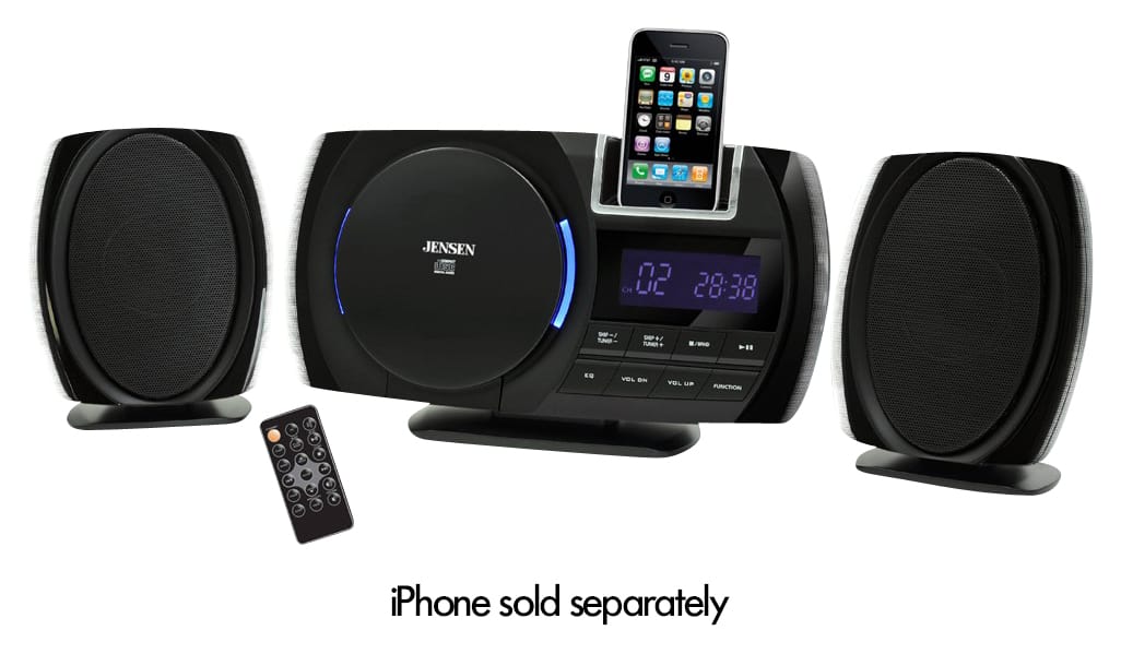 Best Buy Jensen Docking Digital Music System For Apple® Ipod® And Iphone® Black Jims 260i