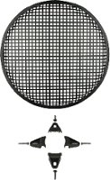 Install Bay - 12" Waffle Grille - Black - Front_Zoom