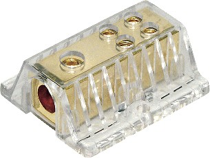 NEW DISTRIBUTION BLOCK AUDIOPIPE 1 IN 4 OUT APPB1448 