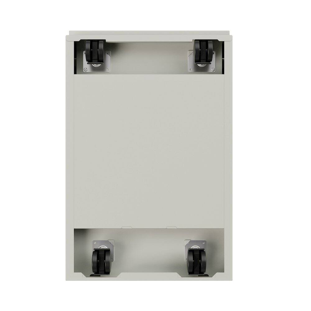 Alt View 3. Hirsh - Hirsh 23" Deep Mobile Pedestal File Cabinet 3 Drawer Box-Box-File, Light Gray - Gray.