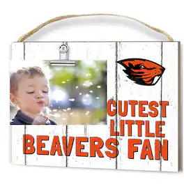 Jardine - Oregon State Beavers 8'' x 10'' Cutest Little Weathered Logo Clip Photo Frame - White