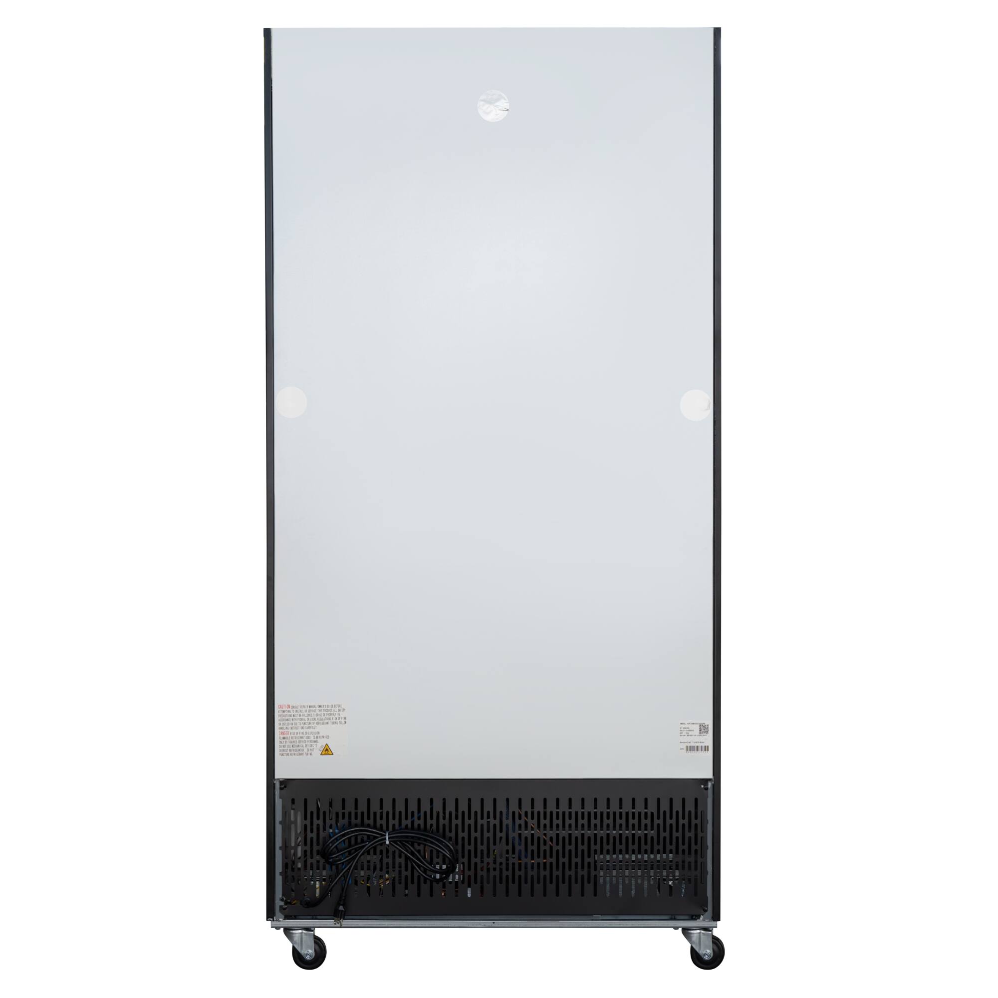 Alt View 9. Koolmore - 40 in. 33 Cu. Ft. Commercial Merchandiser Refrigerator with Sliding Doors, LED Lighting in White (KM-MDR-2GD-33CSW) - Black.