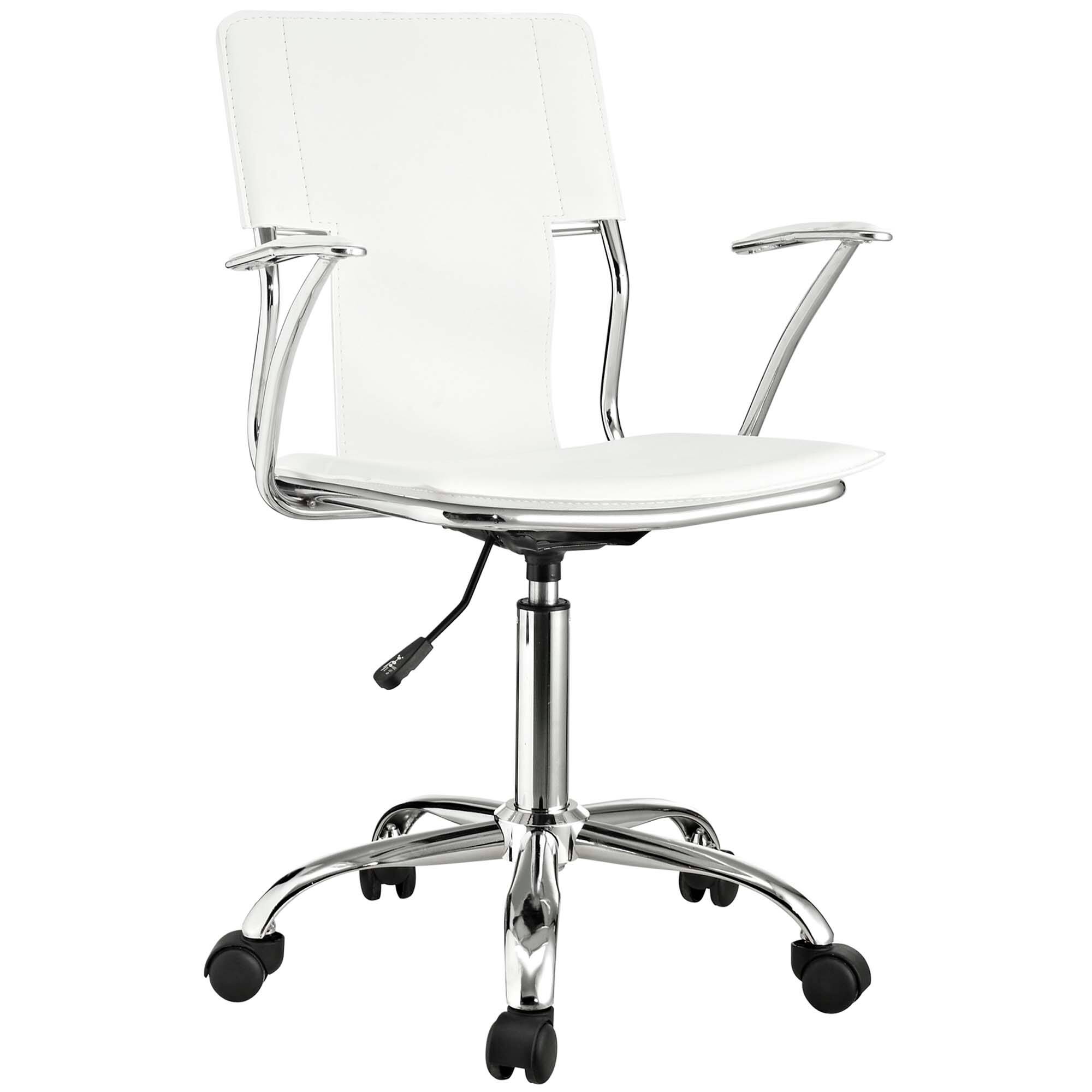 Angle. Modway - Studio Office Chair by Modway - White.