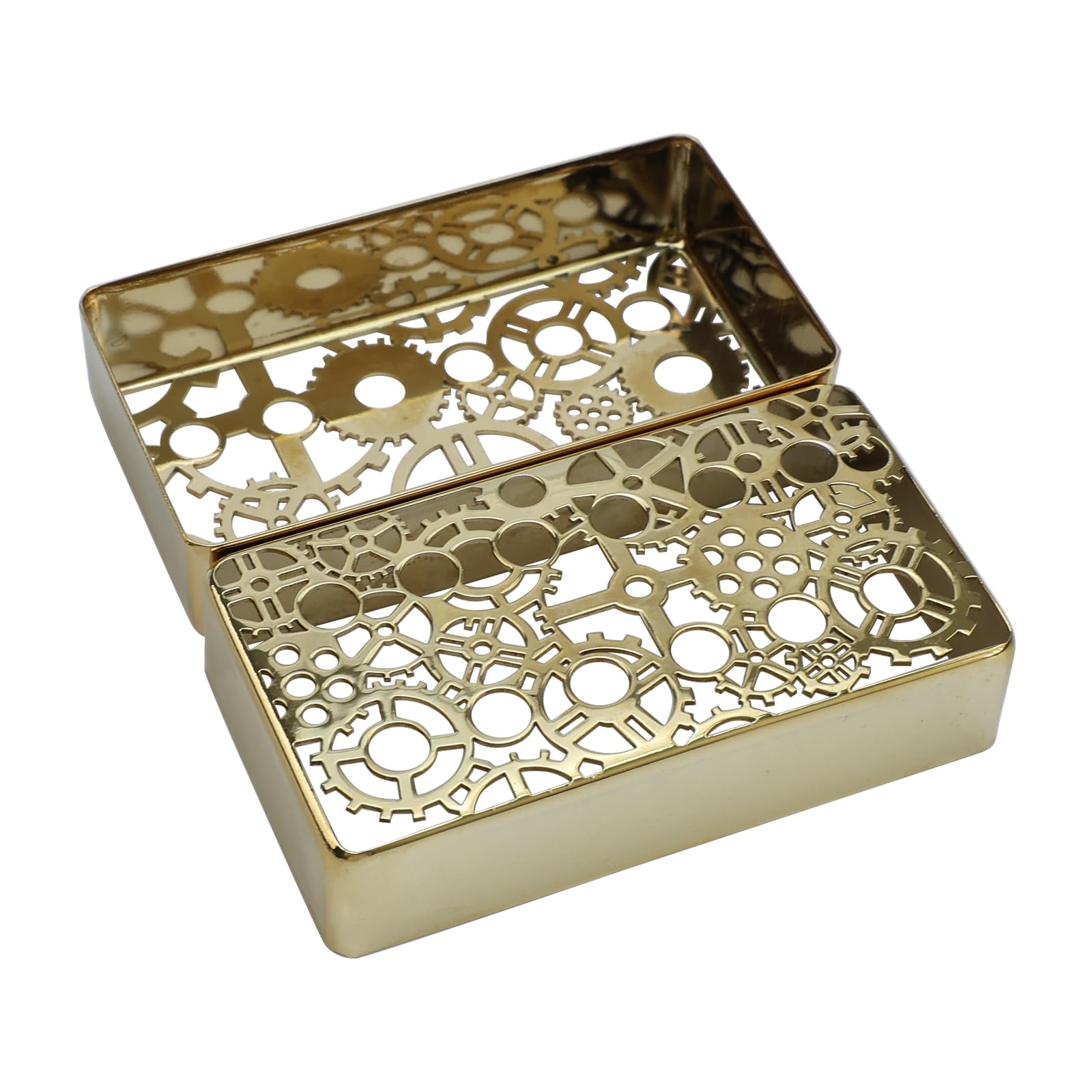 Alt View 5. Dazzling Pops - 2 Brass Humbucker Guitar Pickup Covers / Pole Spcing Engraved Electric For Les Paul () - heptachrome Style B.