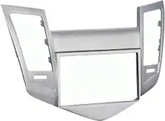 Front. Metra - Dash Kit for Select 2011-2016 Chevrolet Cruze DIN DDIN - Silver.