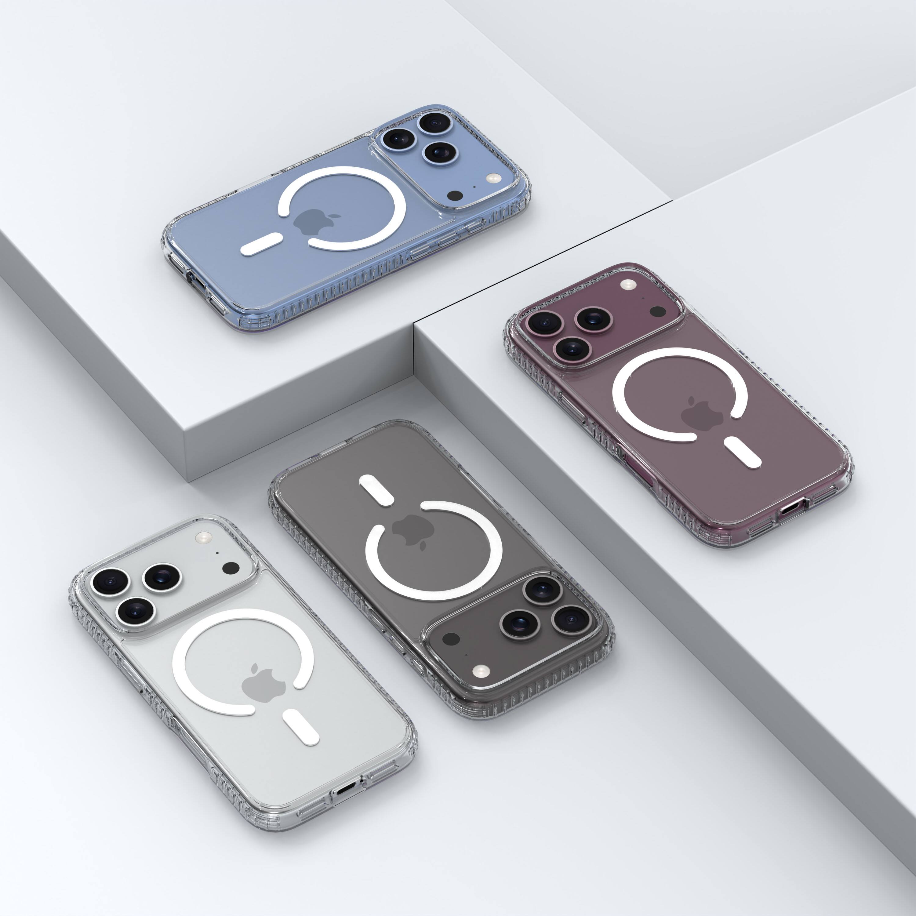 Alt View 6. Insignia™ - Hard-Shell Case with MagSafe for Apple iPhone 18 Pro/17 Pro - Clear.