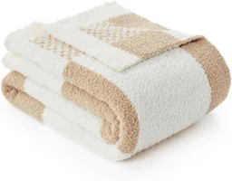 color:CheckerBeige+size:Twin(60"x80")