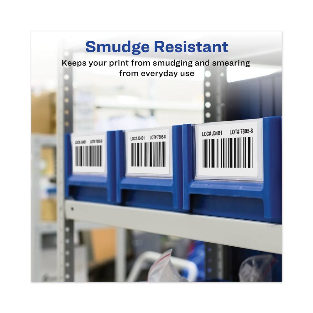 Smudge Resistant  
Keeps your print from smudging and smearing from everyday use  

LOC# J34B1  
LOT# 7805-8  
LOC# J34B1  
LOT# 7805-8  
LOC# J34B1  
LOT# 7805-8