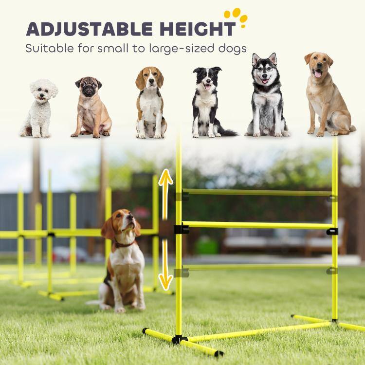 ADJUSTABLE HEIGHT  
Suitable for small to large-sized dogs
