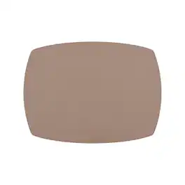 Frieling - Davanti by Mattola Placemats Set of 6, Rectangle Plus - Taupe