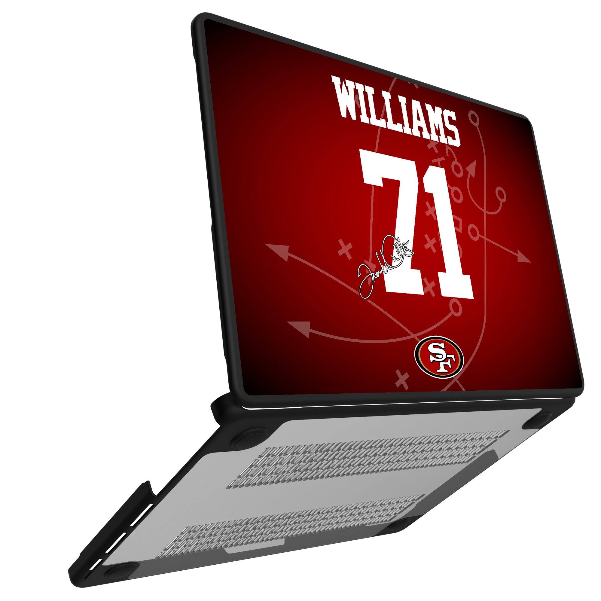Alt View 1. Keyscaper - Trent Williams San Francisco 49ers MacBook Case - Pro 14 in - Multicolor.