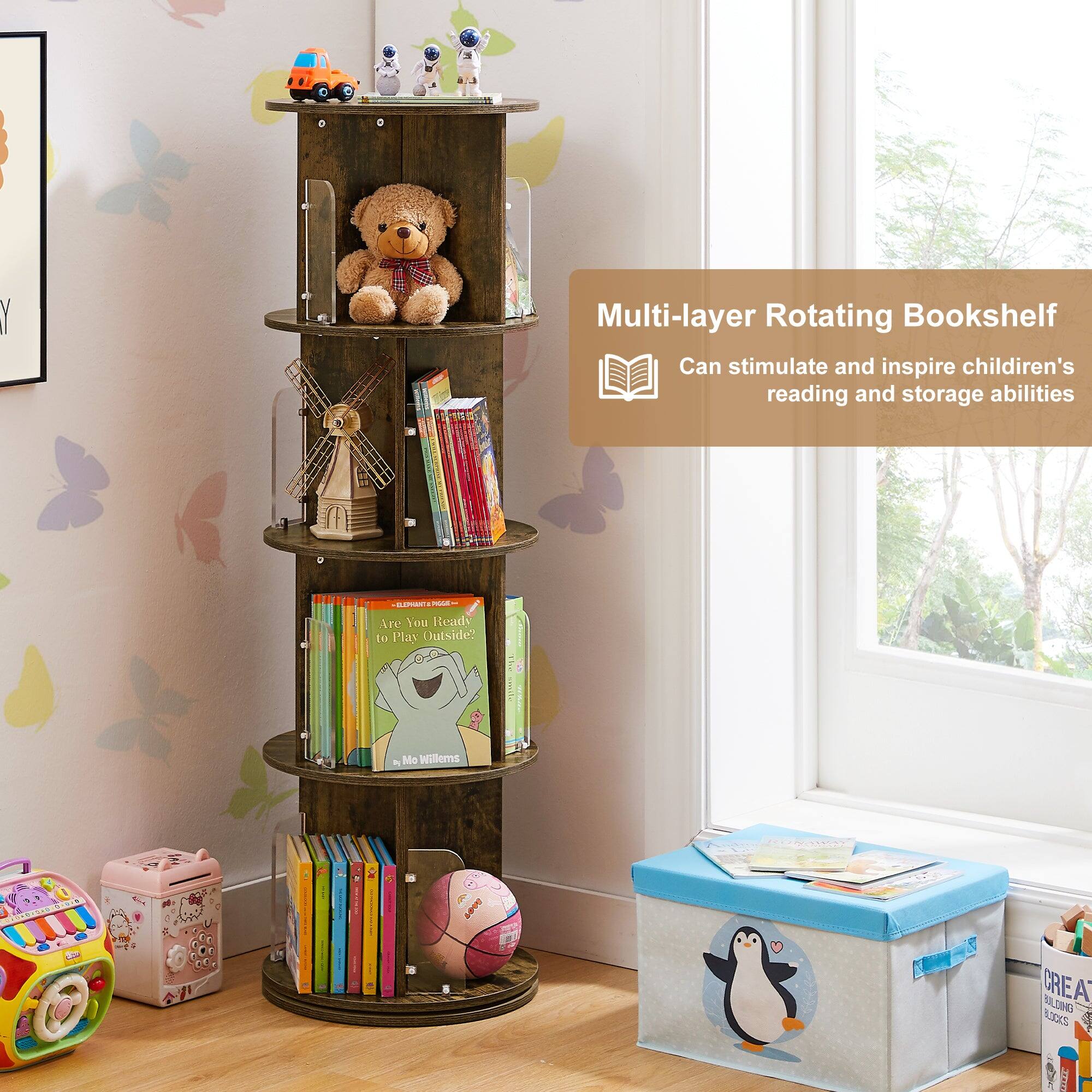 Multi-layer Rotating Bookshelf  
Can stimulate and inspire children's reading and storage abilities  

Are You Ready to Play Outside?  
Mo Willems