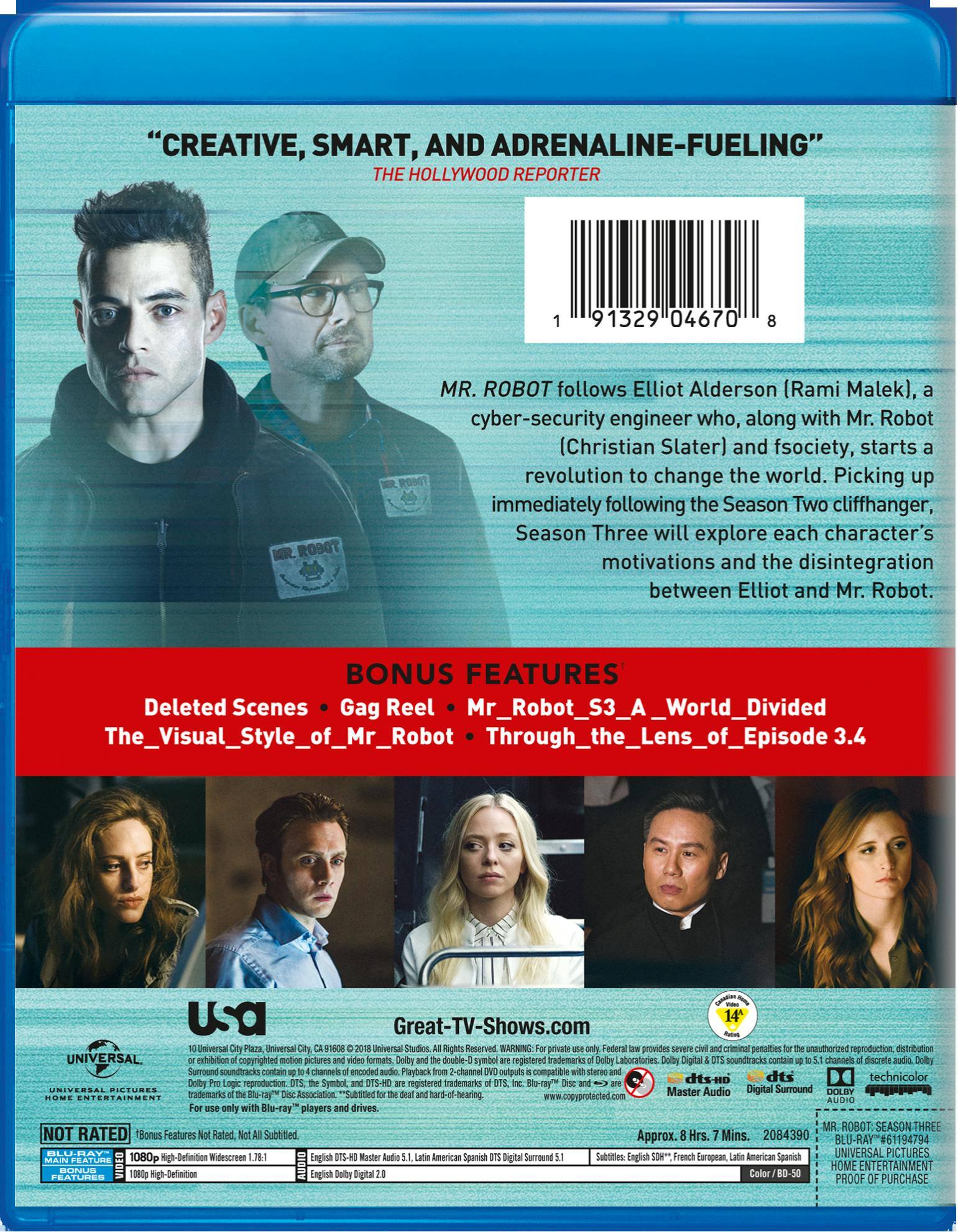Angle. Mr. Robot: Season_3.0 [Blu-ray].