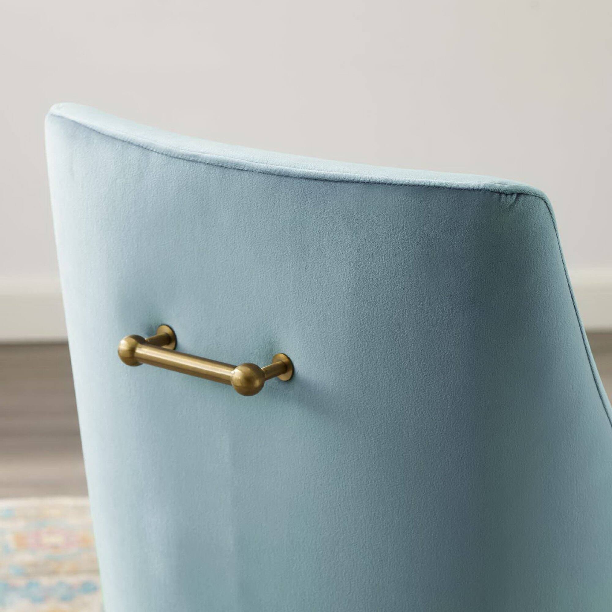 Alt View 2. Modway - Discern Upholstered Performance Velvet Dining Chair by Modway - Blue.
