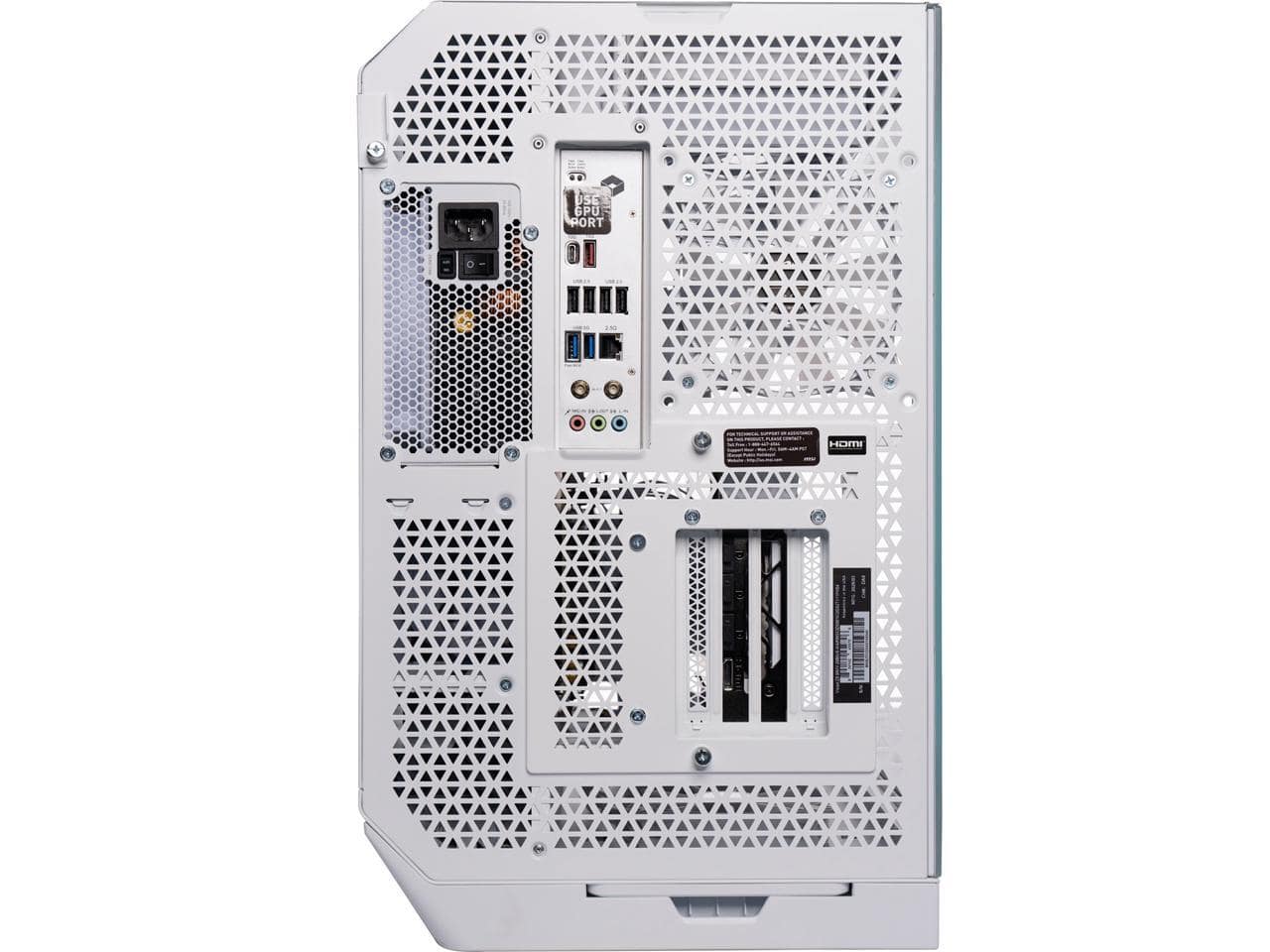 MSI Vision ZS Gaming Desktop R9 9950X3D 32GB Memory NVIDIA GeForce
