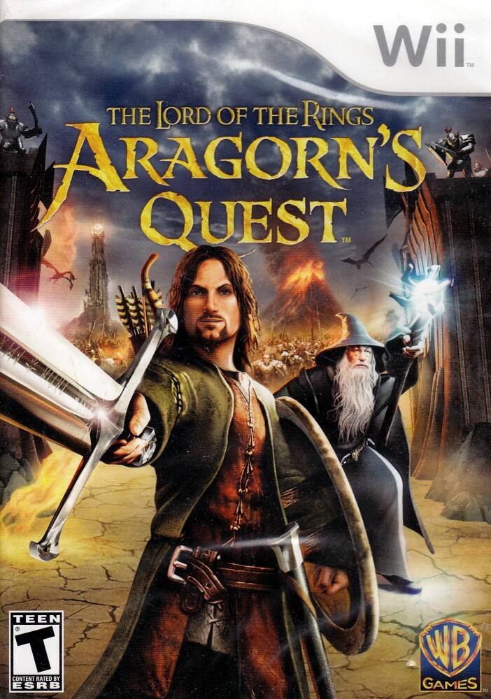 Wii  
The Lord of the Rings: Aragorn's Quest  
Teen T  
Content Rated by ESRB  
WB Games