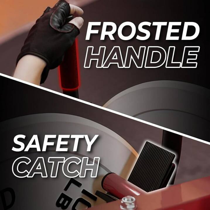 FROSTED HANDLE, SAFETY CATCH, D LB I