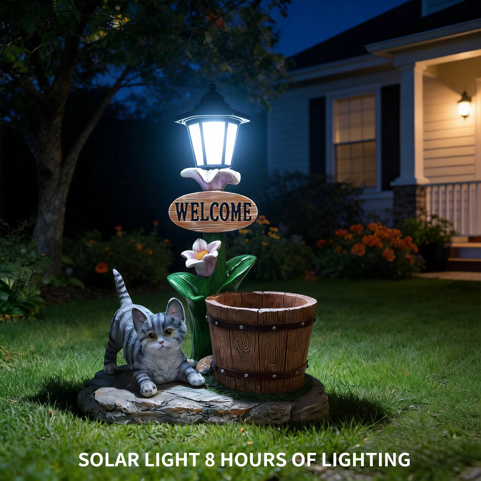 WELCOME  
SOLAR LIGHT 8 HOURS OF LIGHTING