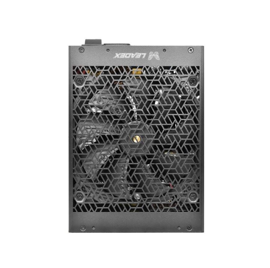 Angle. Super Flower - Leadex Titanium SF-2800F14HP 2800W ATX 3.1 Power Supply, Cybenetics Titanium, Native 12V-2x6, ECO Fanless & Silent Mode - Black.