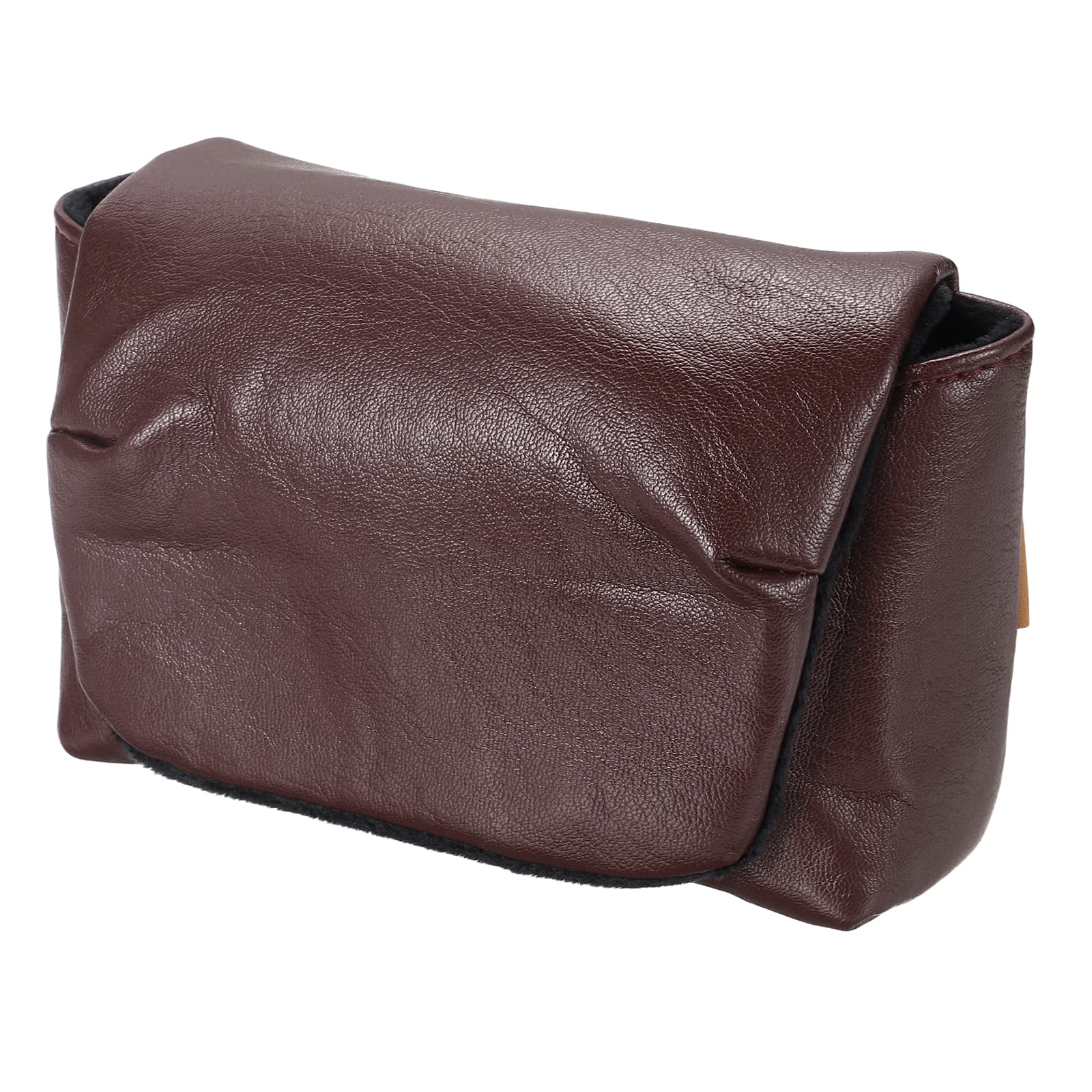 Unique Bargains - Digital Camera Storage Bag 7x4.3x2in PU Portable Case for Nikon Fuji Travel Cosmetic Purse - Burgundy