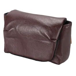 Unique Bargains - Digital Camera Storage Bag 7x4.3x2in PU Portable Case for Nikon Fuji Travel Cosmetic Purse - Burgundy