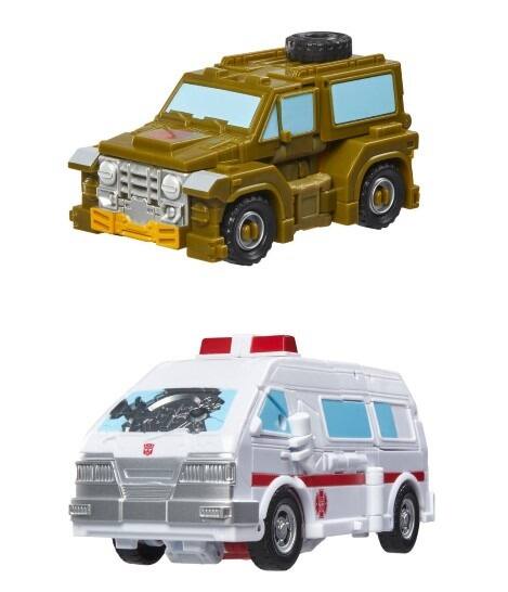 86 27 Brawn and 86 28 Autobot Ratchet 2 Pack Deluxe Class