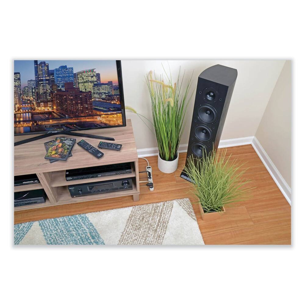 Angle. Tripp Lite - Tripp Lite TLP602 Protect It! 180 Joules 2 ft. Cord 6 AC Outlets Home Computer Surge Protector - Light Gray - Light Gray.