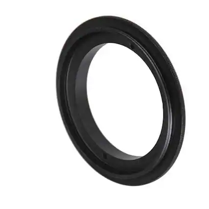 Front. Fotodiox - 58mm Macro Reverse Ring for Nikon F-Mount Cameras - Reverse Filter Thread to Camera Mount Adapter.