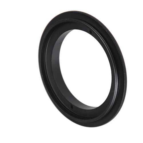 Front. Fotodiox - 58mm Macro Reverse Ring for Nikon F-Mount Cameras - Reverse Filter Thread to Camera Mount Adapter.
