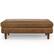 Alt View 12. Simpli Home - Morrison Large Rectangular Ottoman - Caramel Brown.