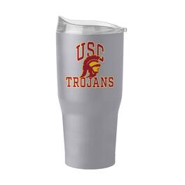 Logo Brands - USC Trojans 30oz. Stone Powder Coat Tumbler - Multicolor