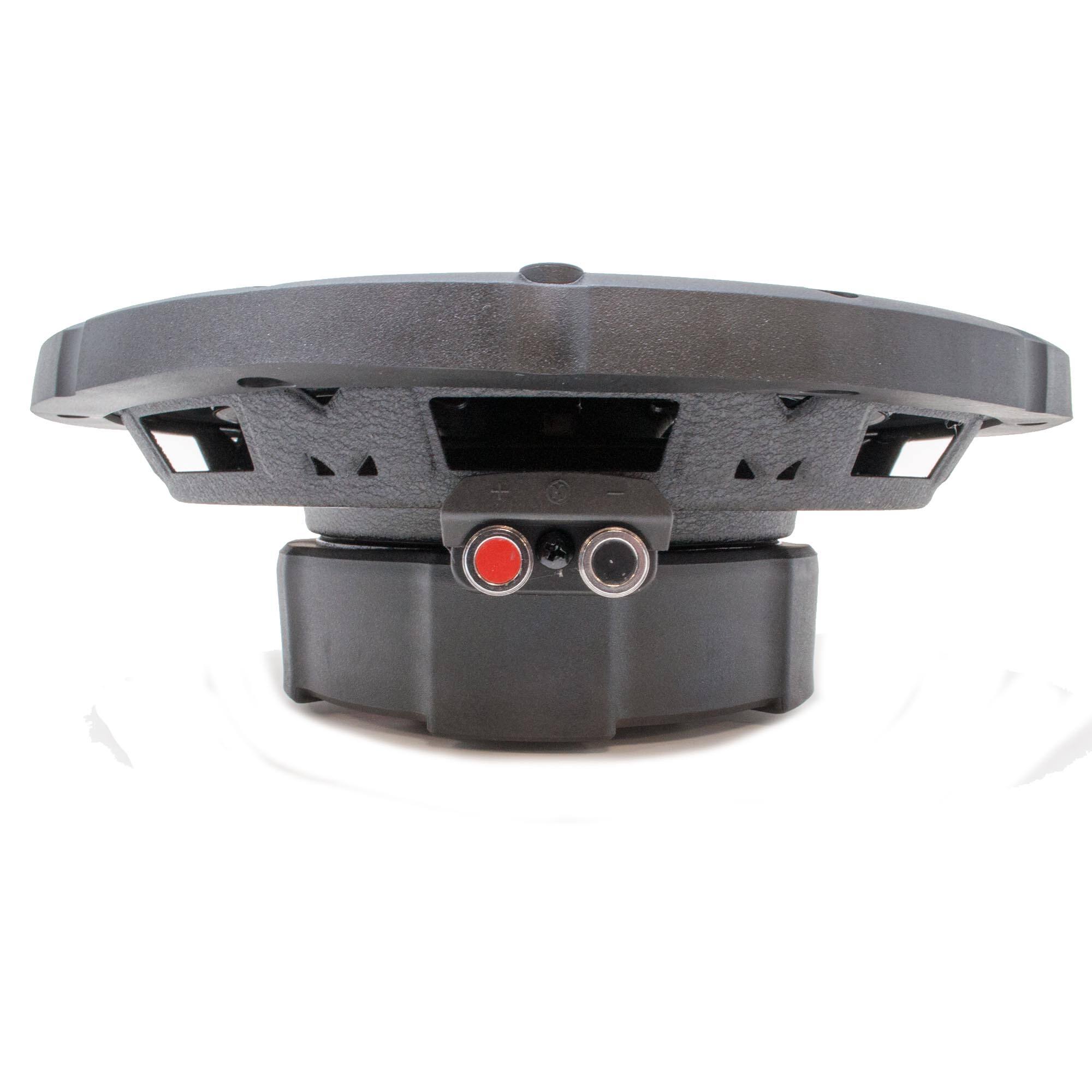 Alt View 2. Memphis Car Audio - Memphis Audio PRXS1024 10” Power Reference Slim Subwoofer - Black/Gray.