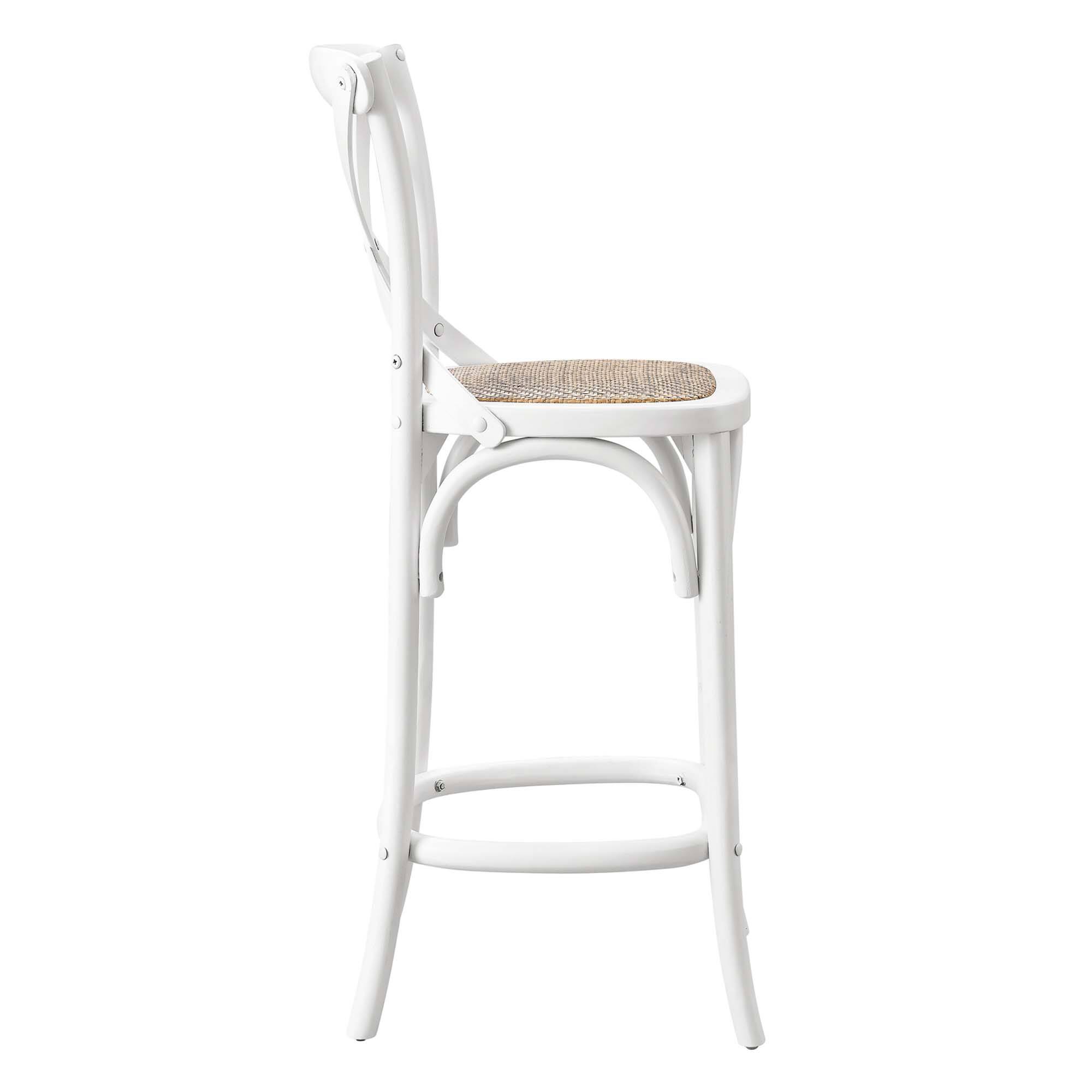 Alt View 2. Modway - Gear Counter Stool by Modway - White.