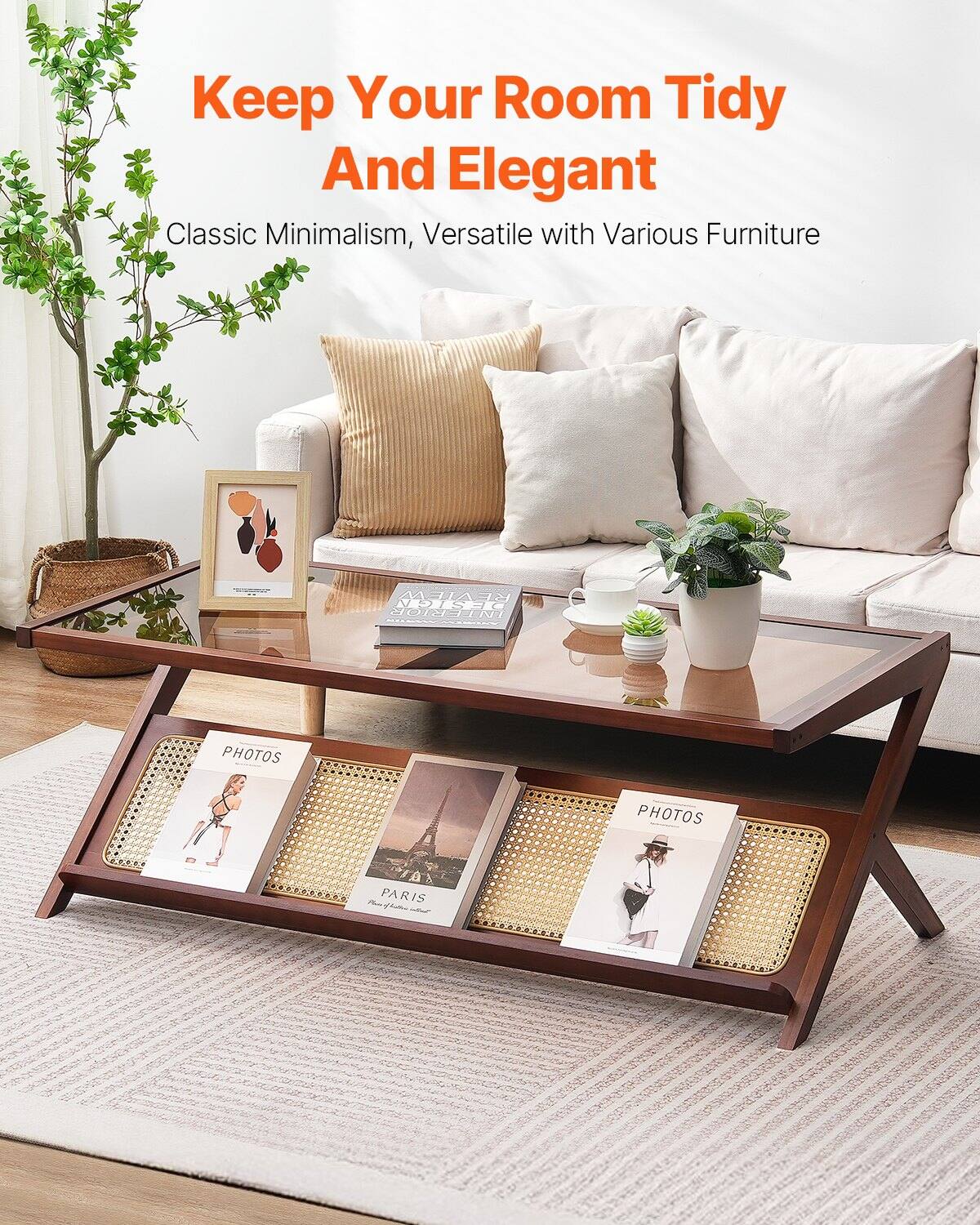 Keep Your Room Tidy And Elegant  
Classic Minimalism, Versatile with Various Furniture