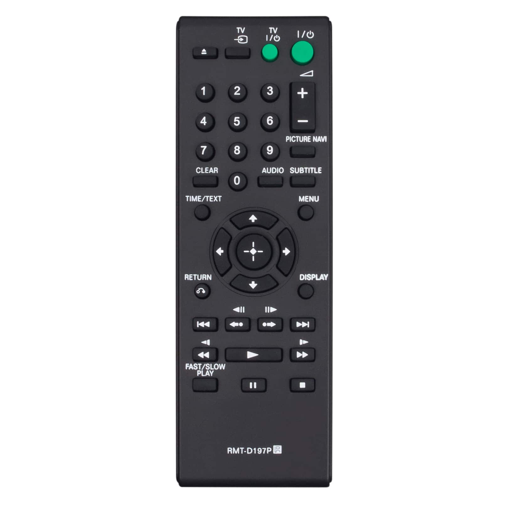 ZdalaMit - NEW RMT-D197P Replaced Remote fit for Sony CD DVD Player sub Remote RMT-D197A RMT-D198P - Black