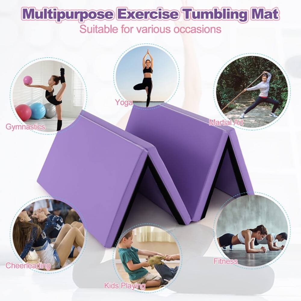 Multipurpose Exercise Tumbling Mat  
Suitable for various occasions  

- Yoga  
- Gymnastics  
- Martial Art  
- Cheerleading  
- Fitness  
- Kids Playing