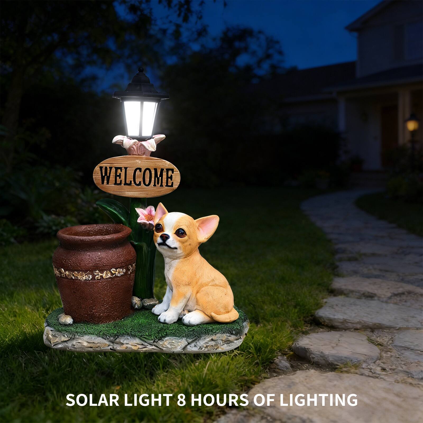 WELCOME  
SOLAR LIGHT 8 HOURS OF LIGHTING