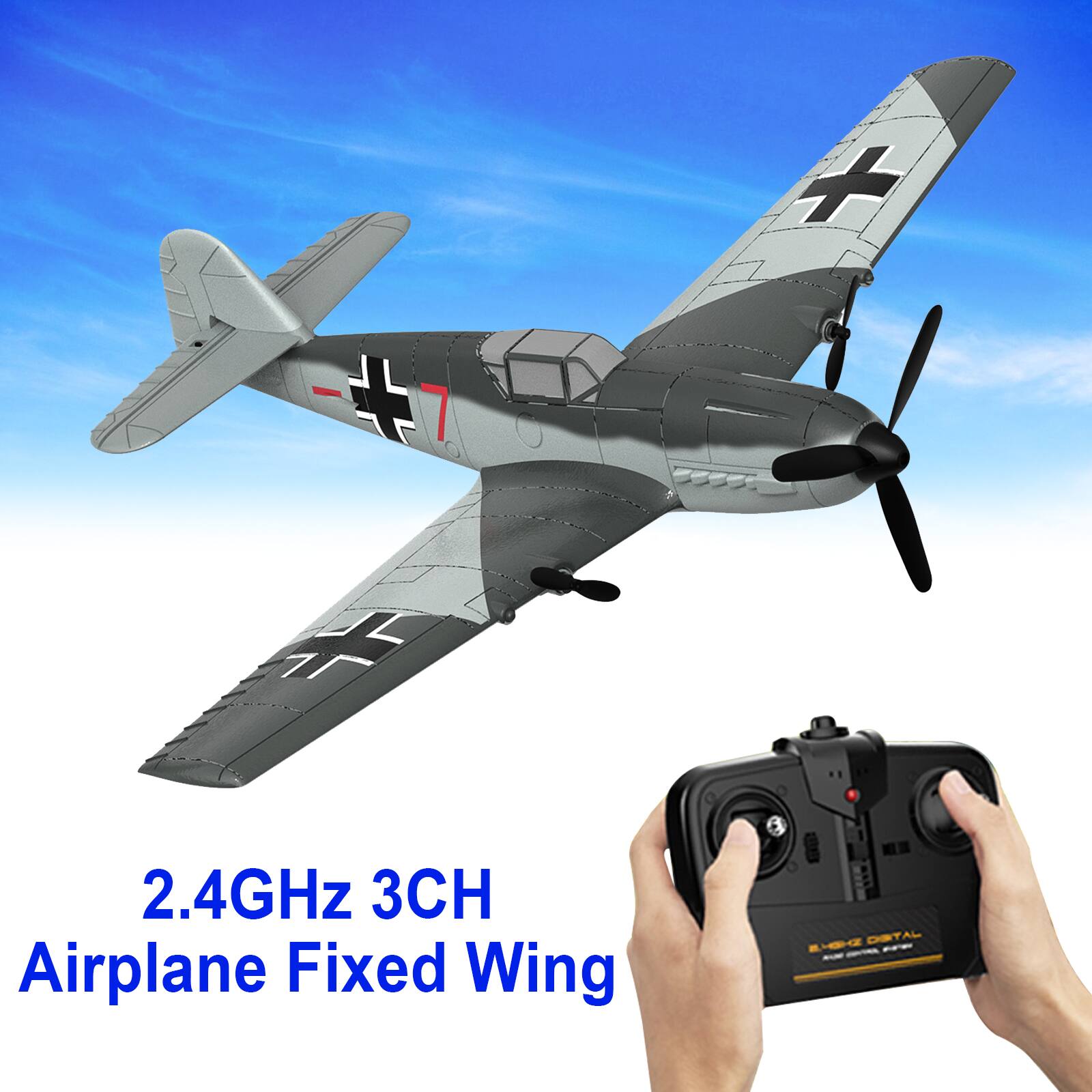 2.4GHz 3CH Airplane Fixed Wing