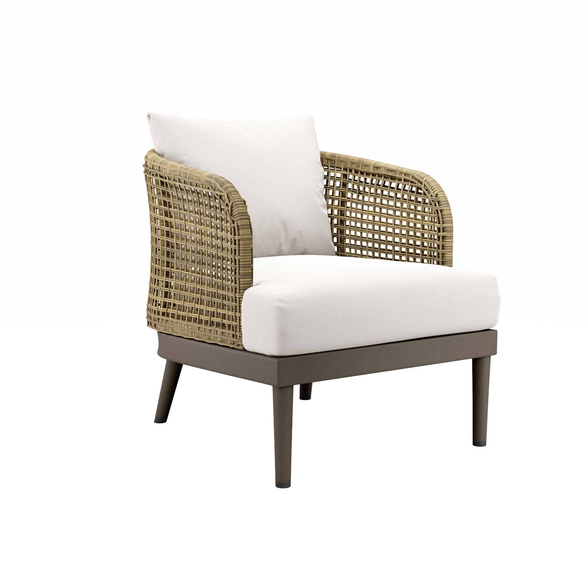 Left. Modway - Meadow Outdoor Patio Armchair by Modway - Natural White.