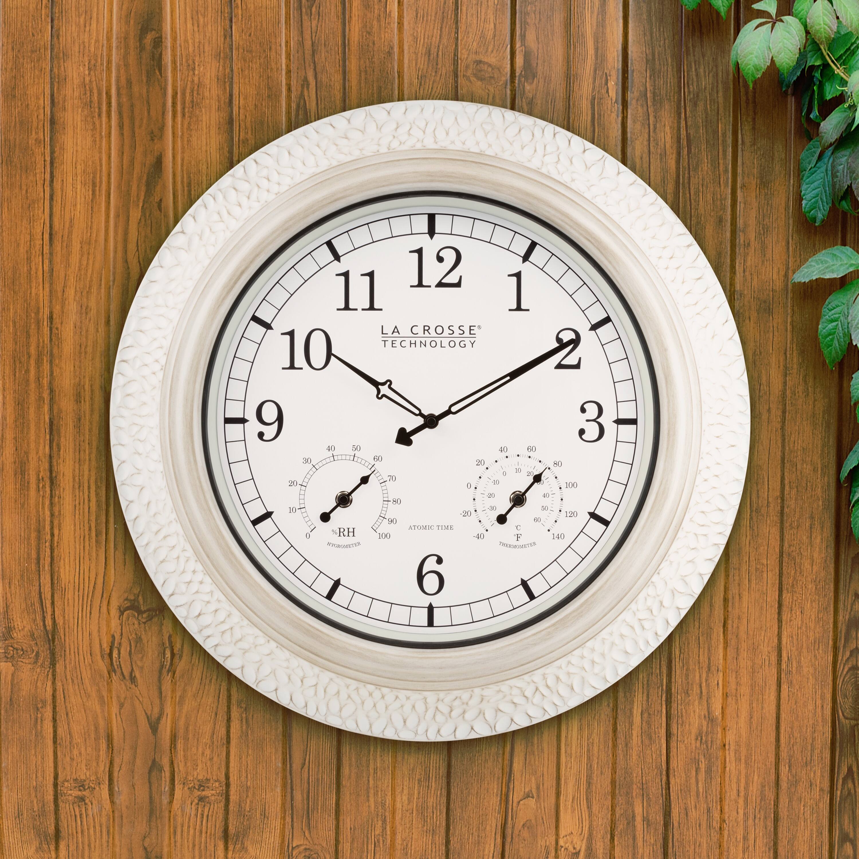 LA CROSSE TECHNOLOGY

12 1 2 3 4 5 6 7 8 9 10 11

%RH 40 50 60 70 80 90 100

ATMOSPHERE

C° TIME

F° TIME

HYGROMETER

THERMOMETER