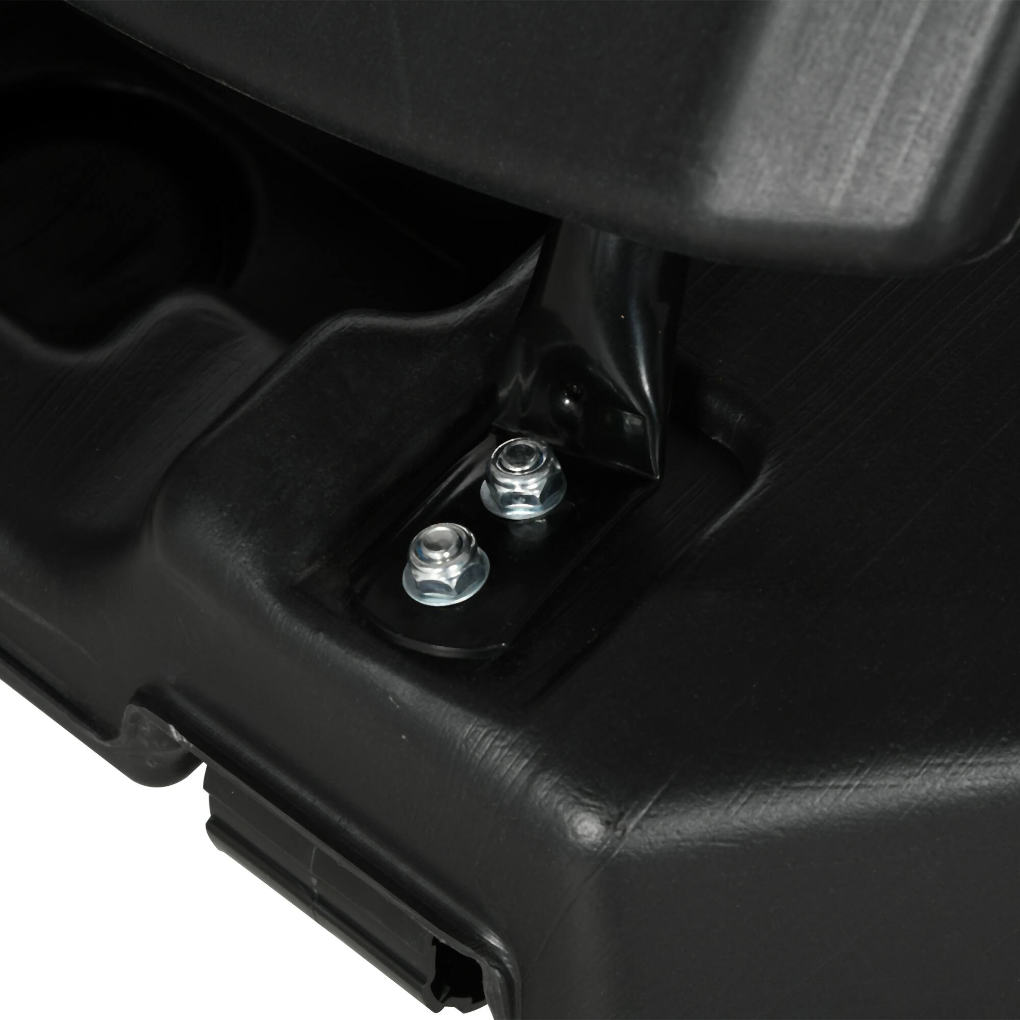 Alt View 7. Soozier - 9.6' - 11.5' Portable Basketball Hoop with 42'' Backboard and Wheels, Height-Adjustable Screw Jack Basketball System - Black and red.