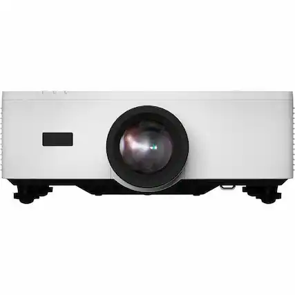 Front. Sharp - Sharp NEC Display XP-P721Q-W DLP Projector - 16:9 - Floor Mountable, Ceiling Mountable - 3840 x 2160 - Front, Rear, Rear - White.