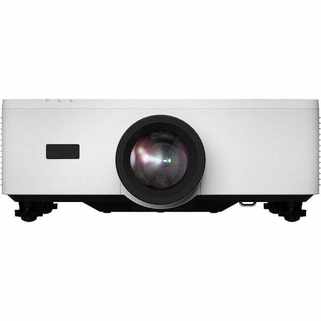 Front. Sharp - Sharp NEC Display XP-P721Q-W DLP Projector - 16:9 - Floor Mountable, Ceiling Mountable - 3840 x 2160 - Front, Rear, Rear - White.