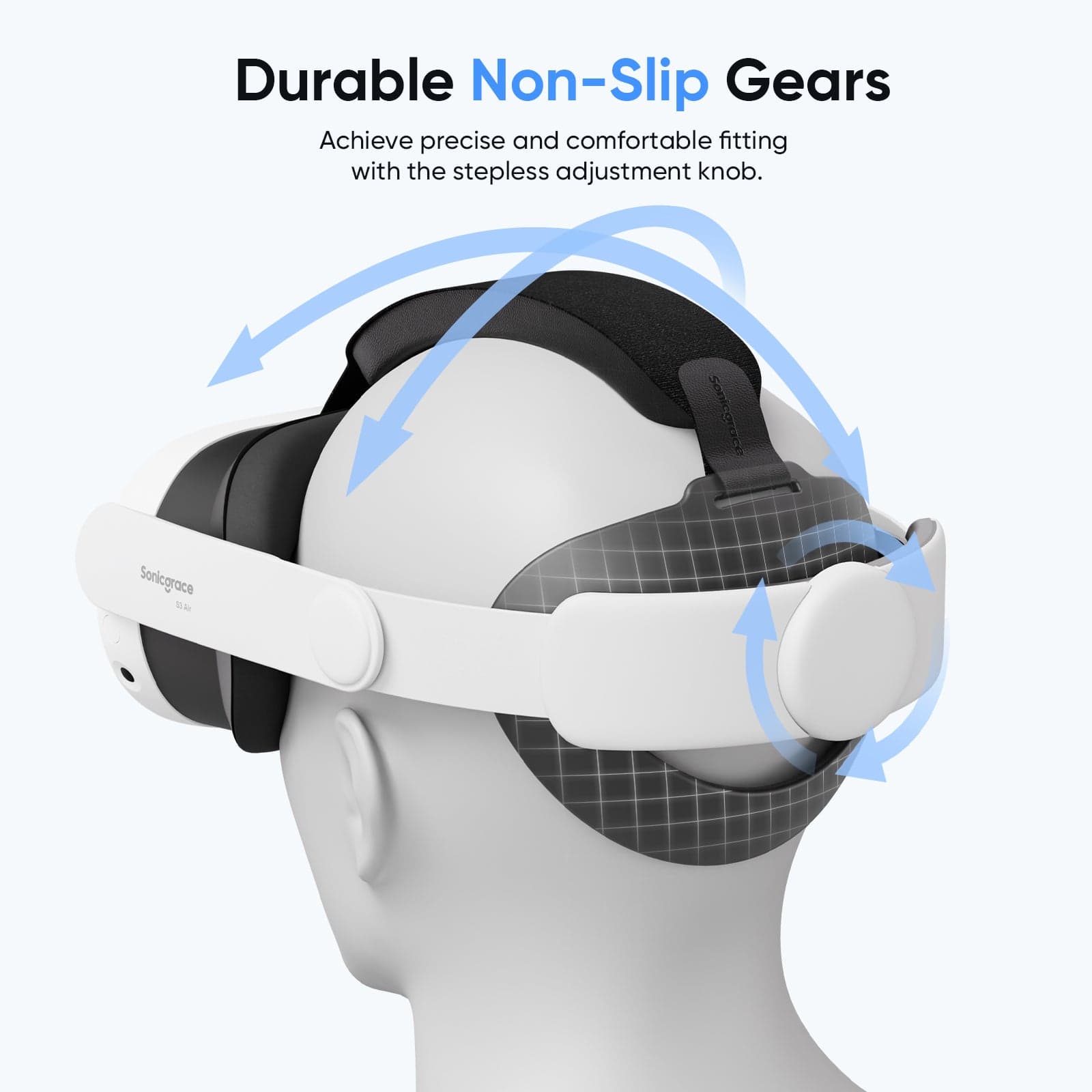 Sonicgrace S3 Air Head Strap for Meta Quest 3/3s with Comfort