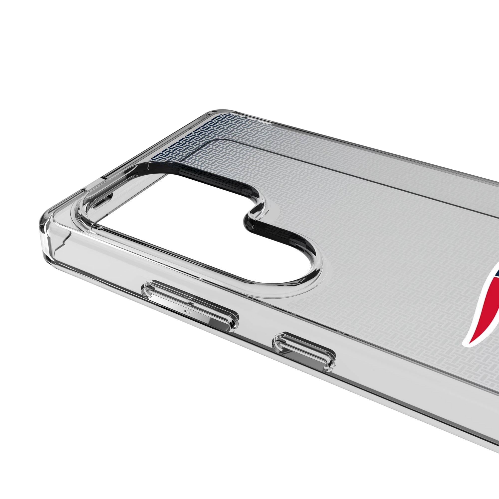 Alt View 2. Keyscaper - Linen Logo Galaxy Clear Case - S25 Ultra - Multicolor.